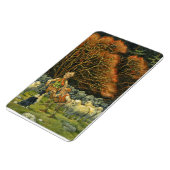 コリー縁どグ・マグ～羊飼いと羊 マグネット (左側)