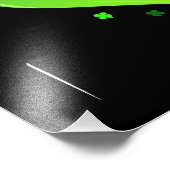 コリー縁どシャムロックハート フォトプリント            (角)