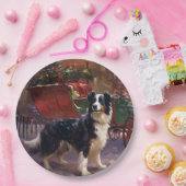 コリー縁どスフェスティバルシーズン ペーパープレート (パーティー)