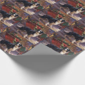 コリー縁どスフェスティバルシーズン ラッピングペーパー (角)