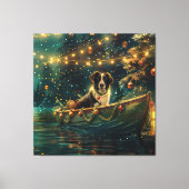 コリー縁どスフェスティバル航海 キャンバスプリント (正面)