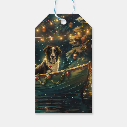 コリー縁どスフェスティバル航海 ギフトタグ (正面)