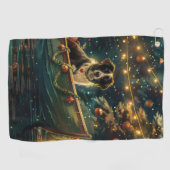 コリー縁どスフェスティバル航海 ゴルフタオル (横)