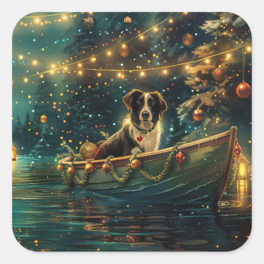 コリー縁どスフェスティバル航海 スクエアシール (正面)