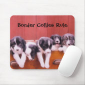 コリー縁どスルール マウスパッド (マウス)