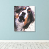 コリー縁どス キャンバスプリント (インサイチュ (ウッドフロア))