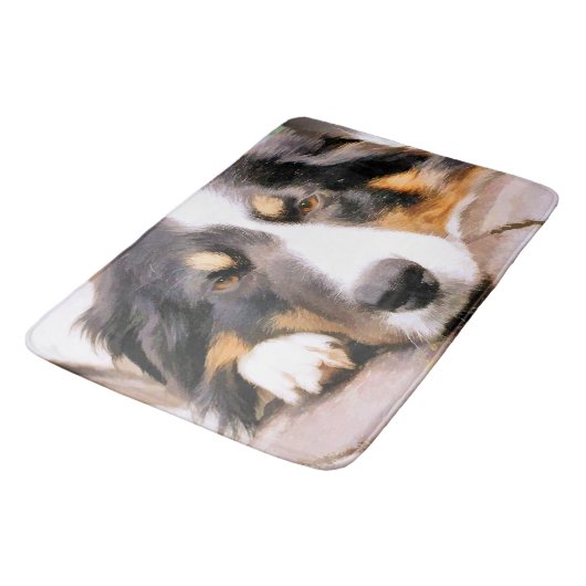 コリー縁どス バスマット (アングル)