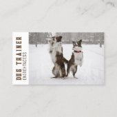 コリー縁どドクトレーナー2枚の名刺 名刺 (正面)