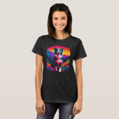 コリー縁どドグアーティスト Tシャツ (正面フル)