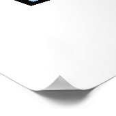 コリー縁どドッグカスタムポスター ポスター (角)