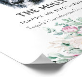 コリー縁どドッグシグネチャーのドリンク看板 ポスター (角)