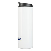 コリー縁どドッグシルエットコロラドフラッグ タンブラー (回転右)