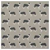 コリー縁どドッグタン ファブリック (見本)