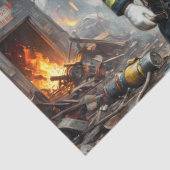 コリー縁どドッグファイアフィギューター – Decompage - 薄葉紙 (詳細)