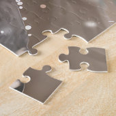 コリー縁どドッグ乗りオートバイのクリスマス ジグソーパズル (側面)