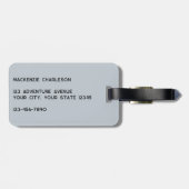 コリー縁どドッグ ラゲッジタグ (裏面横)