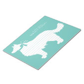 コリー縁どドドッグパピー ノートパッド (アングル)