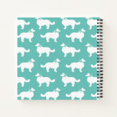 コリー縁どドドッグパピー ノートブック (裏面)