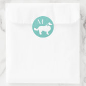 コリー縁どドドッグパピー ラウンドシール (バッグ)