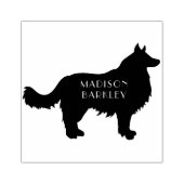 コリー縁どドドッグパピー ラバースタンプ (インプリント)