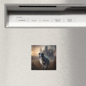 コリー縁どハロウィーン怖い マグネット (インサイチュ (食洗機))