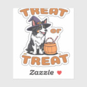 コリー縁どハロウィーン犬の衣装「トリートまたはトレア シール (シート)