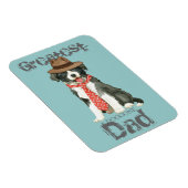 コリー縁どハートパパ マグネット (右側)