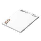 コリー縁どパパ ノートパッド (回転)