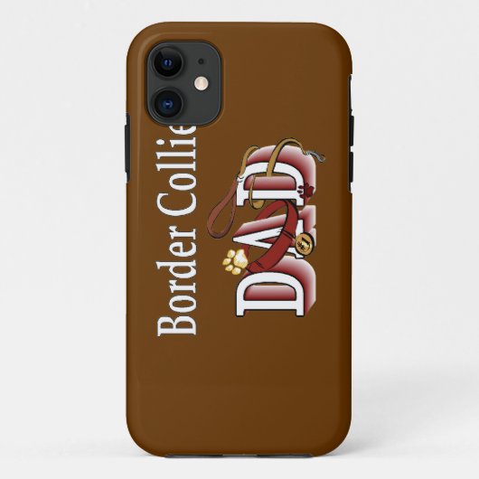 コリー縁どパパ Case-Mate iPhoneケース (裏面)