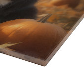 コリー縁どパピーオータムデライトカボチャ カッティングボード (角)