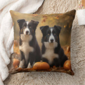 コリー縁どパピーオータムデライトカボチャ クッション (ブランケット)