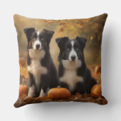 コリー縁どパピーオータムデライトカボチャ クッション (裏面)