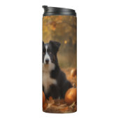 コリー縁どパピーオータムデライトカボチャ タンブラー (回転右)