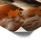 コリー縁どパピーオータムデライトカボチャ ポスター (コーナー)