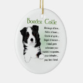 コリー縁どパピー セラミックオーナメント (右)