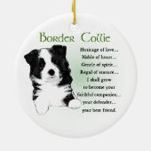 コリー縁どパピー セラミックオーナメント (裏面)