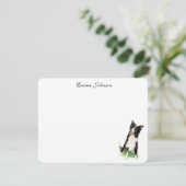 コリー縁どフラカスタムット サンキューカード (スタンド正面)