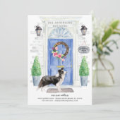 コリー縁どフロントドアの移動案内 招待状 (スタンド正面)