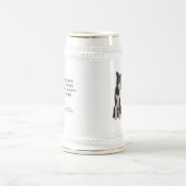 コリー縁どフ妻スタイン ビールジョッキ (中央)