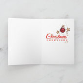 コリー縁どメリークリスマスカード シーズンカード (内部)