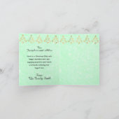 コリー縁どヤピークリスマスドッグクリスマスカード カード (内部)