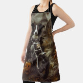 コリー縁どライディングオートバイハロウィンホラー エプロン (インサイチュ)