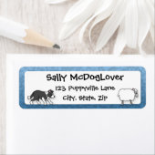 コリー縁どーヘルディングヒツジ ラベル (インサイチュ)