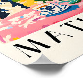 コリー縁どー飲みコーヒのポスター、キッおもしろいシュ ポスター (角)