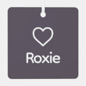 コリー縁ど名前をカスタムするメモリアルレインボーブリッジ メタルオーナメント (裏面)