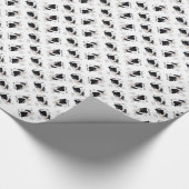 コリー縁ど履歴デザイン ラッピングペーパー (角)