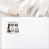 コリー縁ど差出人住所ラベル ラベル (インサイチュ)