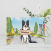 コリー縁ど引っ越しましたかわいい犬の動き 案内状 (スタンド正面)