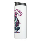 コリー縁どBCゾンビドッグハロウィーン必須T- タンブラー (回転右)