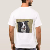 コリー縁どTシャツ Tシャツ (裏面)